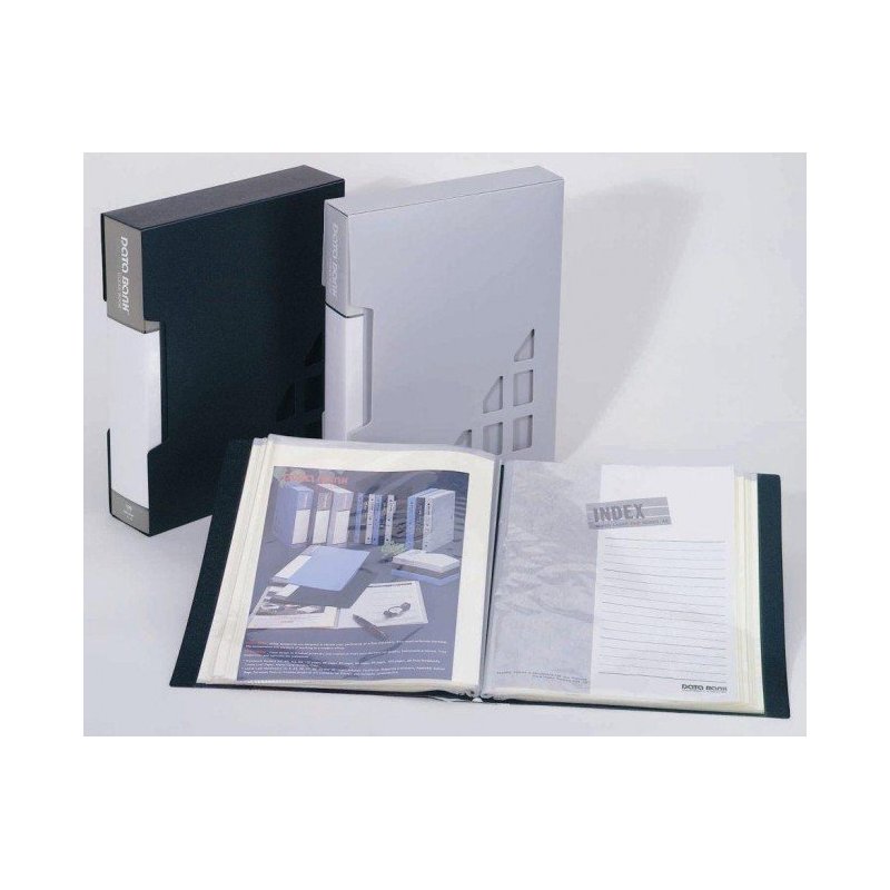 CARPETA 100 FUNDAS DATABANK NEGRO