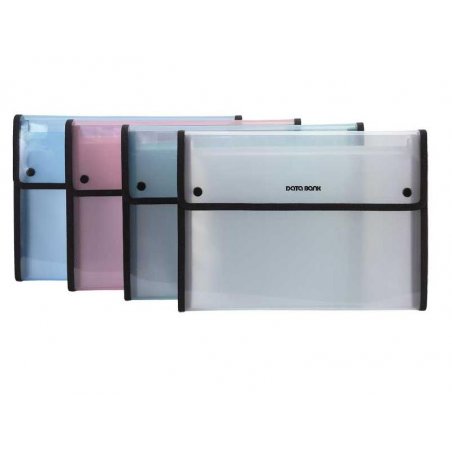 CARPETA CLASIFICADORA CON BOTON DATABANK ROJO