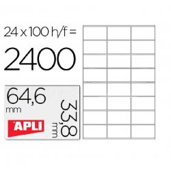 ETIQUETA ADHESIVA BLANCA...