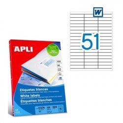 ETIQUETA ADHESIVA BLANCA...