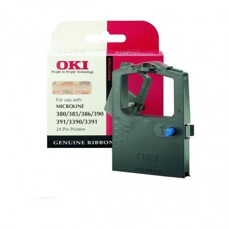 OKI CINTA IMPRESORA ML/380 NEGRO