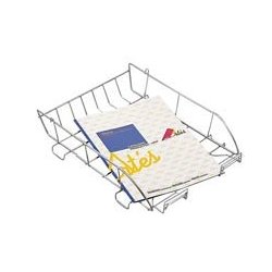 BANDEJA DE SOBREMESA CROMADA 