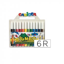 ROTULADOR CARIOCA JUMBO EST/6