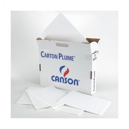 CARTON PLUMA CANSON MOUSSE BLANCO 5MM. 70X100CM.