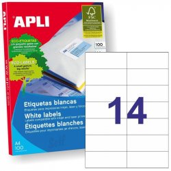 ETIQUETA ADHESIVA BLANCA...