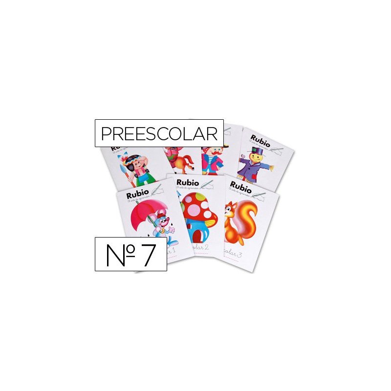 CUADERNO RUBIO PRE-ESCOLAR 7