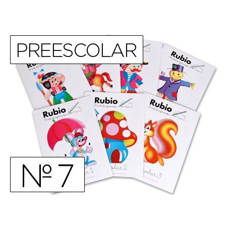CUADERNO RUBIO PRE-ESCOLAR 7