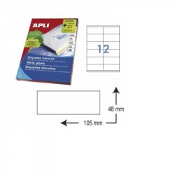 ETIQUETA ADHESIVA BLANCA...