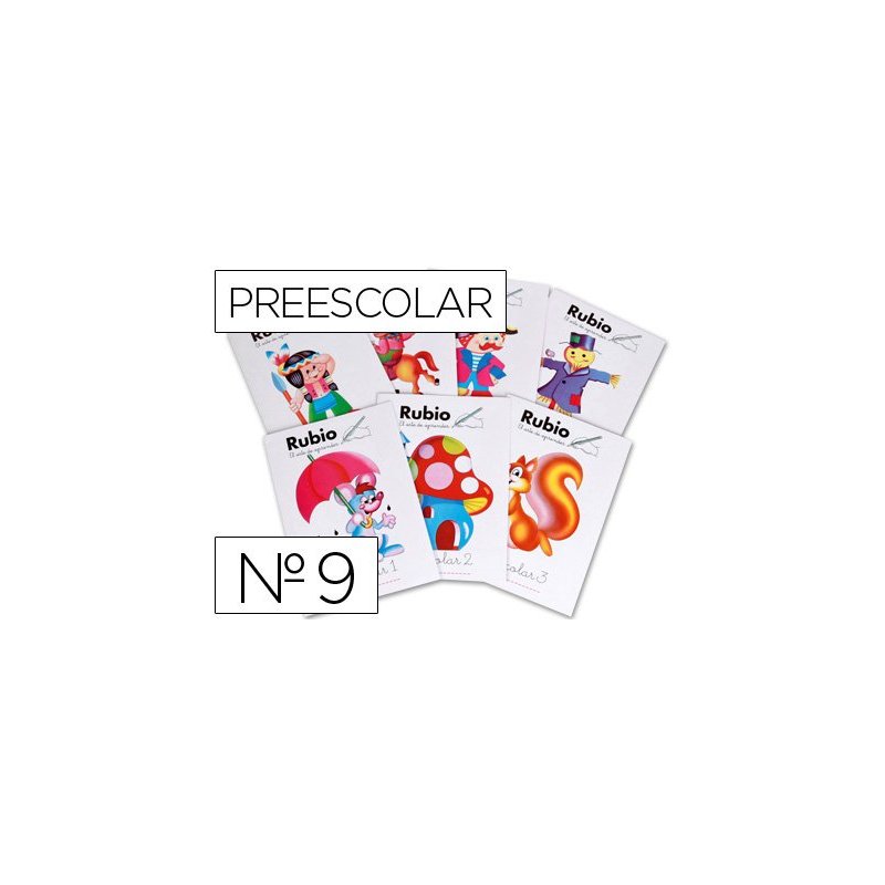 CUADERNO RUBIO PRE-ESCOLAR 9