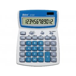 CALCULADORA SOBREMESA IBICO 12 DIG. 212X