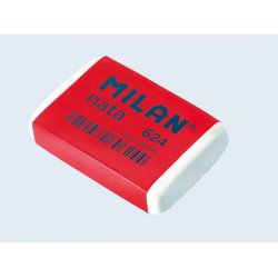GOMA DE BORRAR MILAN NATA 624 C/24 UNID.