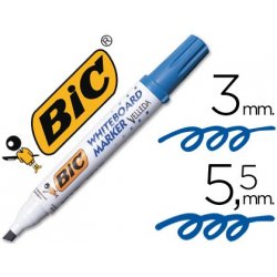 ROTULADOR BIC VELLEDA P. BISELADA AZUL