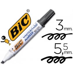ROTULADOR BIC VELLEDA ECOLUTIONS P. BISELADA NEGRO