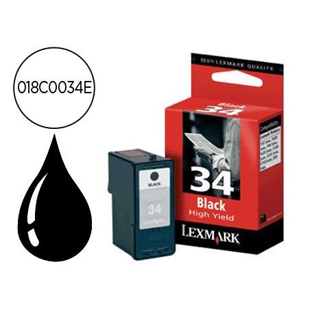 LEXMARK CARTUCHO Nº 34XL NEGRO