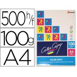 PAPEL COLOR COPY A4 100GR. P/500H.