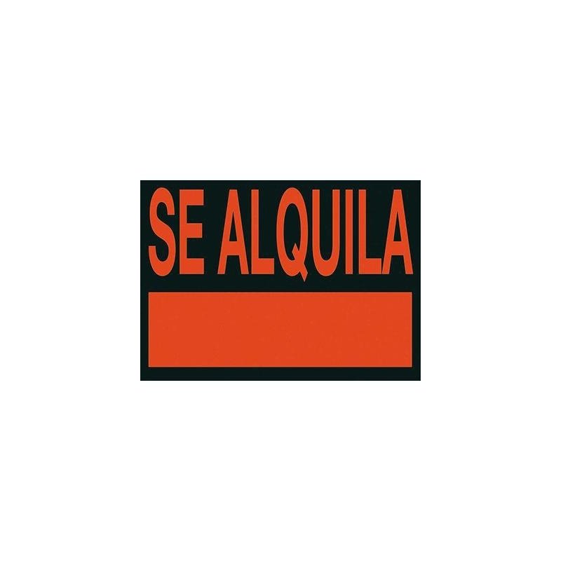 CARTEL SE ALQUILA PVC 500X230MM