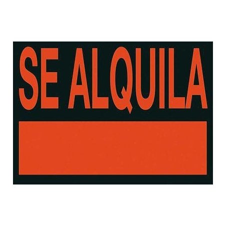 CARTEL SE ALQUILA PVC 500X230MM