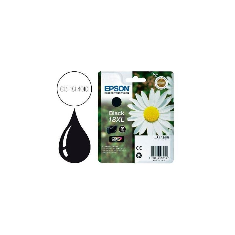 EPSON CARTUCHO T1811XL NEGRO
