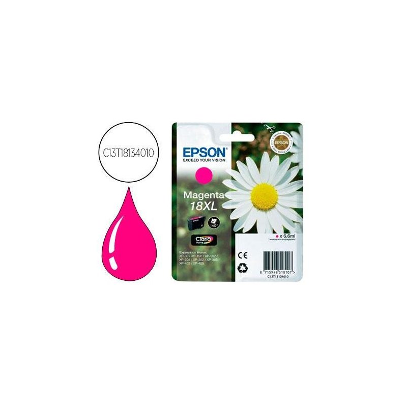 EPSON CARTUCHO T1813 MAGENTA