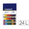 COLORES A LA CERA MANLEY C/24