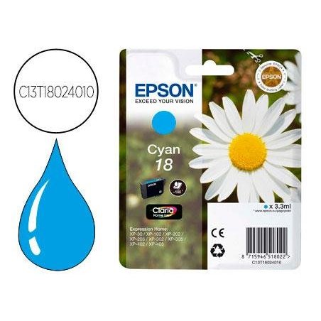 EPSON CARTUCHO T1802 CYAN