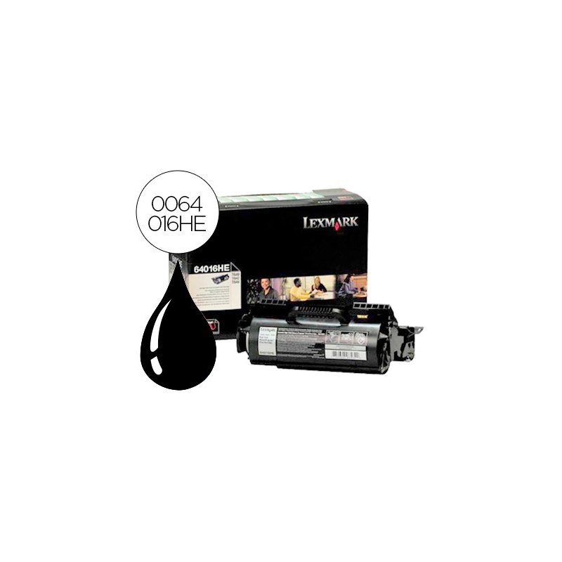 LEXMARK TONER 64016HE NEGRO