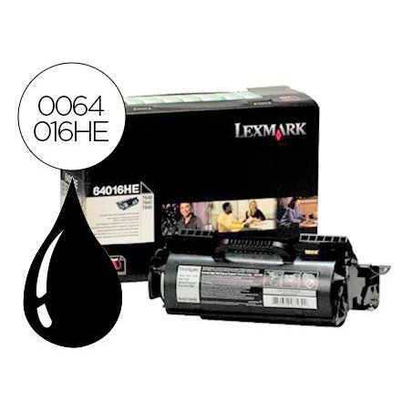 LEXMARK TONER 64016HE NEGRO