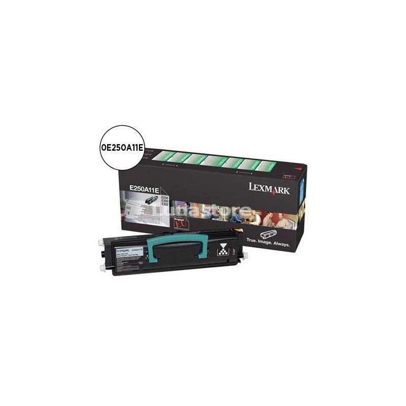 LEXMARK TONER E250A11E NEGRO