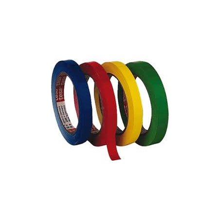 CINTA CIERRA BOLSAS TESA 12MMX66M. AZUL