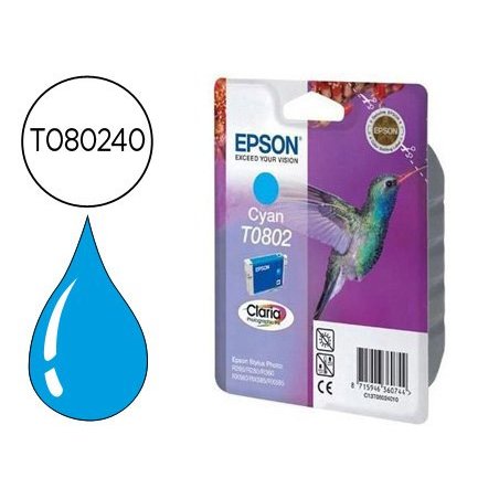 EPSON CARTUCHO T080240 CYAN