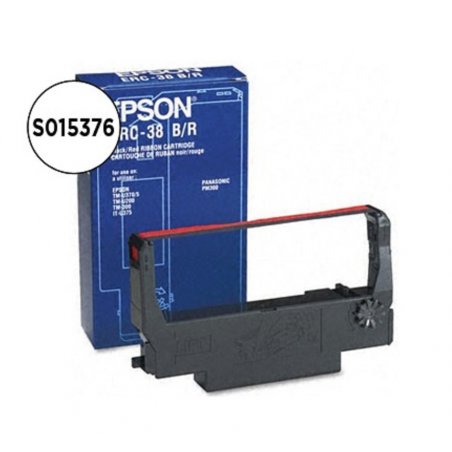 EPSON CINTA ERC-38 NEGRO/ROJO