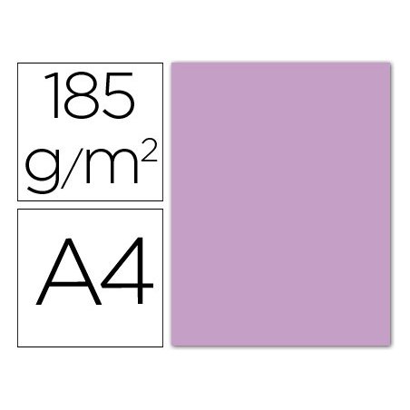 CARTULINA IRIS A4 LILA P/50