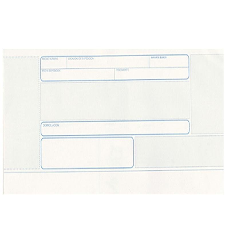 FORMULARIO EN CONTINUO FABRISA RECIBOS 240X4 PULG.