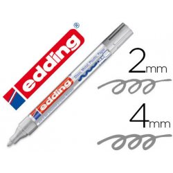 ROTULADOR EDDING 750 PLATA