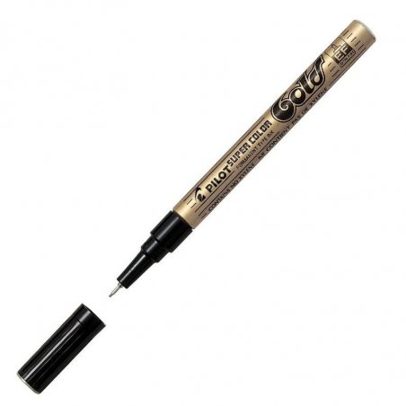 ROTULADOR PILOT SUPER COLOR ORO 0.5MM