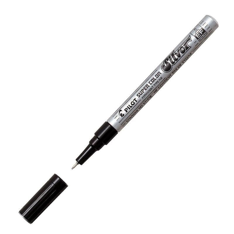 ROTULADOR PILOT SUPER COLOR PLATA 0.5MM