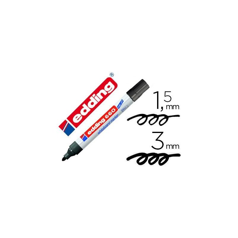 MARCADOR EDDING 660 NEGRO