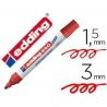 MARCADOR EDDING 660 ROJO