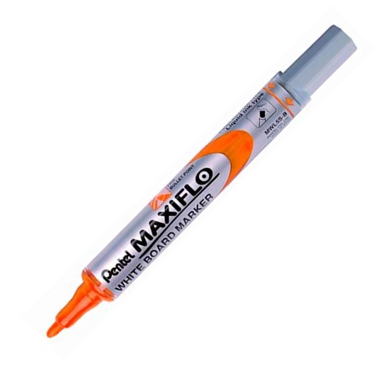 MARCADOR PIZARRA BLANCA PENTEL MAXIFLO NARANJA