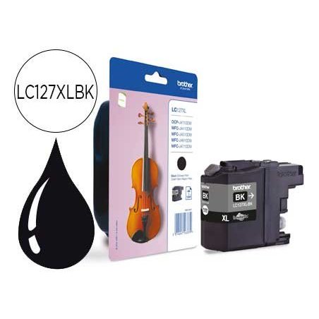 BROTHER CARTUCHO LC127XL NEGRO