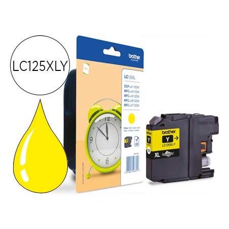 BROTHER CARTUCHO LC125XL AMARILLO