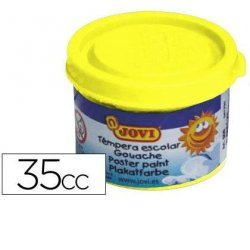 TEMPERA ESCOLAR JOVI 35CC. AMARILLO LIMON