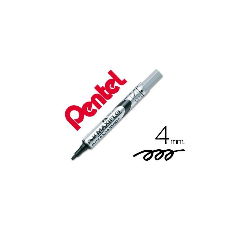 MARCADOR PIZARRA BLANCA PENTEL MAXIFLO NEGRO