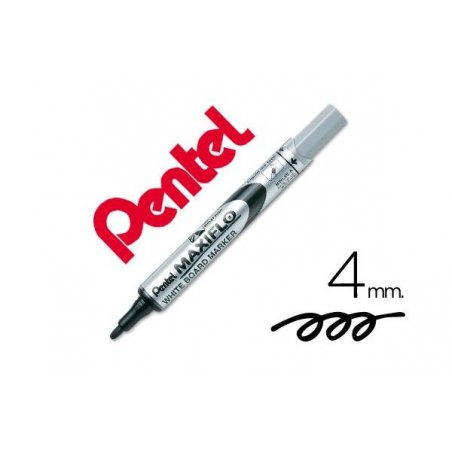 MARCADOR PIZARRA BLANCA PENTEL MAXIFLO NEGRO