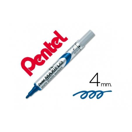 MARCADOR PIZARRA BLANCA PENTEL MAXIFLO AZUL