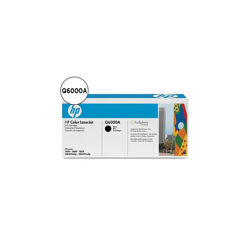 HP TONER LASER Q6000A NEGRO