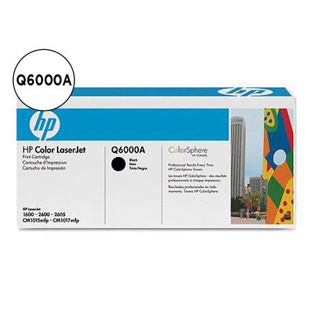 HP TONER LASER Q6000A NEGRO