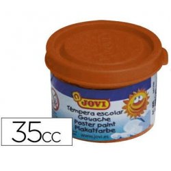 TEMPERA ESCOLAR JOVI 35CC. MARRON