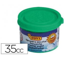 TEMPERA ESCOLAR JOVI 35CC. VERDE MEDIO