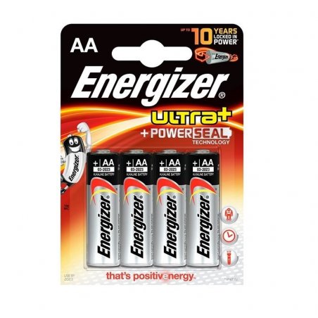 PILA ALCALINA ENERGIZER AA ULTRA PLUS P/4